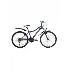 BİSAN ROCKY ERKEK DAĞ BİSİKLETİ 42CM V 26 JANT 21 VİTES LACİVERT KIRMIZI