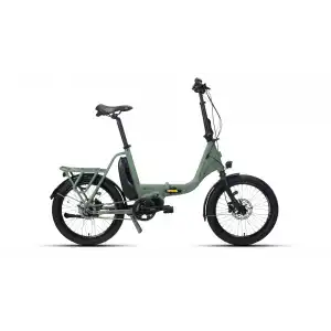 CARRARO E-FLEXI 6.1 KATLANIR BİSİKLET 460H HD 20 JANT NEX.8 VİTES MAT KOYU YEŞİL ADAÇAYI KIRMIZI