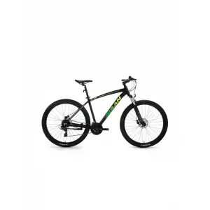 BİSAN MTX 7200 ERKEK DAĞ BİSİKLETİ 39.5CM MD 26 JANT 24 VİTES MAT SİYAH YEŞİL