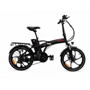 TORC TRC 8  ELEKTRİKLİ KATLANIR BİSİKLET 420H MD 20 JANT 7 VİTES SİYAH KIRMIZI