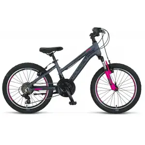 MOSSO WILDFIRE L-20-V KIZ ÇOCUK BİSİKLETİ 280H 20 JANT 18 VİTES ANTRASİT PEMBE