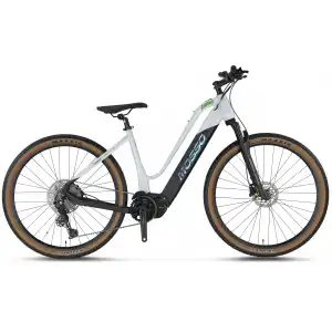 MOSSO E-LUPRA ELEKTRİKLİ KADIN DAĞ BİSİKLET 430H HD 28 JANT 11 VİTES WHITE BLACK
