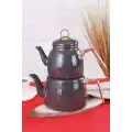 ACAR QUALİTA HÜMA SERİSİ EMAYE ÇAYDANLIK TAKIMI/GRİ XAP-011533-6