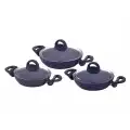 VIVALDI HİTİT GRANİT 6 PARÇA OMLET-SAHAN  SETİ MAVİ  N022