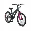 MOSSO WILDFIRE L-20-V KIZ ÇOCUK BİSİKLETİ 280H 20 JANT 18 VİTES ANTRASİT PEMBE