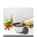 AROW CHOPPER AKILLI KARIŞTIRMA & SAKLAMA KABI RENDELİ AKRİLİK  4.6 LT 25 CM BEYAZ TR-3633