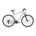 CARRARO SPORTIVE 220 ERKEK ŞEHİR BİSİKLETİ 508H V 28 JANT 21 VİTES MAT AÇIK MAVİ SİYAH TURUNCU