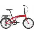 CARRARO FLEXI 106 KATLANIR BİSİKLET 320H V 20 JANT 6 VİTES KIRMIZI SİYAH BEYAZ