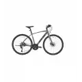BİSAN TRX 8600 DEORE ERKEK ŞEHİR BİSİKLETİ 54CM HD 28 JANT 30 VİTES METALİK GRİ MAVİ