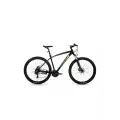 BİSAN MTX 7200 ERKEK DAĞ BİSİKLETİ 43CM MD 26 JANT 24 VİTES MAT SİYAH YEŞİL