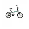BİSAN FX 3500-NX3 KATLANIR BİSİKLET 32CM V 20 JANT NEX.3 VİTES METALİK GRİ MAVİ