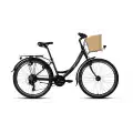 CARRARO JASMINE KADIN ŞEHİR BİSİKLETİ 440H V 26 JANT 21 VİTES MOR AÇIK GRİ