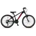 ÜMİT 2450 SOLARIS ERKEK DAĞ BİSİKLETİ 304H V 24 JANT 21 VİTES BLACK RED
