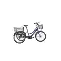 BİSAN E-PORTER L ÜÇ TEKERLİ ELEKTRİKLİ BİSİKLET 44CM V 24 JANT NEX.3 VİTES LACİVERT BEYAZ