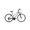 BİSAN TRX 8200 KADIN ŞEHİR BİSİKLETİ 45CM V 28 JANT 21 VİTES AÇIK METALİK GRİ BEYAZ PEMBE