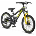 ÜMİT 2078 MOTION M-2D ERKEK ÇOCUK BİSİKLETİ 254H 20 JANT 21 VİTES SİYAH SARI