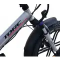 TORC TRC-10 GAZ KOLLU ELEKTRİKLİ KATLANIR BİSİKLET 420H MD 20 JANT 7 VİTES M.GRİ SİYAH BEYAZ KIRMIZI
