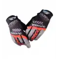 OUTDOOR XBYC-HJ-1504 KROS UZUN PARMAK ELDİVEN SİYAH KIRMIZI