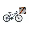 CARRARO FORCE 420 ERKEK DAĞ BİSİKLETİ 325H HD 24 JANT 21 VİTES MAT SIYAH TURUNCU GUMUS