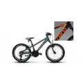 CARRARO FORCE 200 ERKEK ÇOCUK BİSİKLETİ 250H V 20 JANT 21 VİTES ANTRASIT TURUNCU BEYAZ