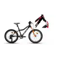 CARRARO SPEED 200 ERKEK ÇOCUK BİSİKLETİ 300H V 20 JANT 7 VİTES SİYAH KIRMIZI BEYAZ
