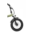 MOSSO VALTHERA-RR ELEKTRİKLİ KATLANIR BİSİKLET 420H MD 20 JANT 7 VİTES YEŞİL SİYAH