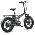 MOSSO IGNERA-RR ELEKTRİKLİ KATLANIR BİSİKLET 420H HD 20 JANT 7 VİTES MAT ANTRASİT KIRMIZI