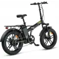MOSSO IGNERA-RR ELEKTRİKLİ KATLANIR BİSİKLET 420H HD 20 JANT 7 VİTES MAT SİYAH LIME