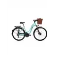 BİSAN CTX 6300 BAYAN ŞEHİR BİSİKLETİ 460H MD 28 JANT 21 VİTES TURKUAZ BORDO