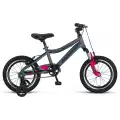 MOSSO WILDFIRE L-16-V KIZ ÇOCUK BİSİKLETİ  255H V 16 JANT ANTRASİT PEMBE