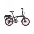 CARRARO E-LINE EGO 2.1 UNISEX KATLANIR BİSİKLET 285H HD 20 JANT 8 VİTES MAT SİYAH KIRMIZI GRİ