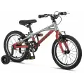 MOSSO DEMARCH M-16-V ERKEK ÇOCUK BİSİKLETİ  177H 16 JANT GREY RED