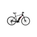 BİSAN E-TREKKING ELEKTRİKLİ ERKEK ŞEHİR BİSİKLETİ 50CM HD 28 JANT 10 VİTES MAT SİYAH KIRMIZI