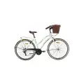 BİSAN SERENITY S KADIN ŞEHİR BİSİKLETİ 48CM V 28 JANT 7 VİTES MİNT YEŞİL SİYAH