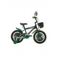 BİSAN FLASH ERKEK ÇOCUK BİSİKLETİ 26CM V 16 JANT MAT SİYAH YEŞİL