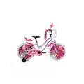 BİSAN QUEEN KIZ ÇOCUK BİSİKLETİ 30CM V 20 JANT METALİK LİLA PEMBE