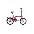 BİSAN TWIN KATLANIR BİSİKLET 32CM V 20 JANT 1 VİTES METALİK PEMBE PEMBE SİYAH