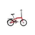 BİSAN TWIN KATLANIR BİSİKLET 32CM V 20 JANT 1 VİTES KIRMIZI SİYAH