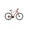 BİSAN TRX 8500 ERKEK ŞEHİR BİSİKLETİ 46CM HD 28 JANT 27 VİTES MAT KIRMIZI SİYAH
