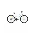 BİSAN DISCOVER KADIN DAĞ BİSİKLETİ 42CM V 26 JANT 21 VİTES METALİK BEYAZ MAVİ