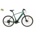 CARRARO E-SPORTIVE X PRO ERKEK ŞEHİR BİSİKLETİ 520H HD 28 JANT 10 VİTES DI2 MET.YEŞİL TURUNCU GÜMÜŞ
