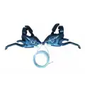 FORTE GT YD-KD-76 BİSİKLET VİTES KOLU SET SAIGUAN 7-3 VİTES SAĞ-SOL  SİYAH