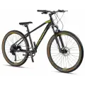 MOSSO GOLD EDITION-27 CUES ERKEK DAĞ BİSİKLETİ 406H HD 27.5 JANT 9 VİTES MAT SİYAH GOLD