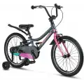 ÜMİT 2074 MOTION KIZ ÇOCUK BİSİKLETİ V 20 JANT ANTRASİT PEMBE