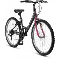 ÜMİT 2400 COLORADO KADIN DAĞ BİSİKLETİ V 24 JANT 21 VİTES SİYAH PEMBE