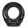 ZOLİ 12X1000 BİSİKLET ŞİFRELİ KİLİT XBYC 4522 SİYAH
