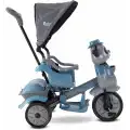 BABYHOPE 127 LITTLE PANDA ÜÇ TEKER KONTROLLÜ BEBEK BİSİKLETİ PETROL MAVİSİ