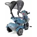 BABYHOPE 127 LITTLE PANDA ÜÇ TEKER KONTROLLÜ BEBEK BİSİKLETİ PETROL MAVİSİ