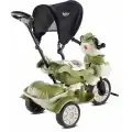 BABYHOPE 127 LITTLE PANDA ÜÇ TEKER KONTROLLÜ BEBEK BİSİKLETİ YEŞİL BEJ