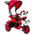 BABYHOPE 127 LITTLE PANDA ÜÇ TEKER KONTROLLÜ BEBEK BİSİKLETİ KIRMIZI SİYAH